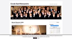 Desktop Screenshot of corale-santalessandro.net